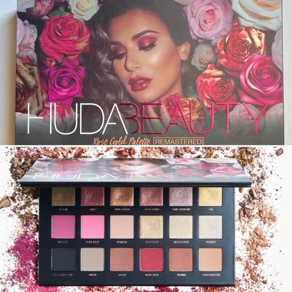 HUDA BEAUTY Other - 🆕 Gorgeous HUDA BEAUTY Rose Gold Palette Remastered eyeshadows.